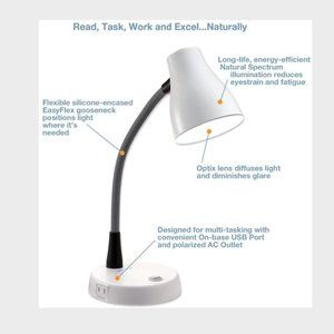 Verilux Tazza Natural Spectrum Desk Lamp